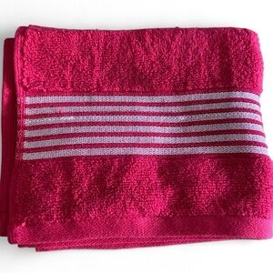 Juicy Couture Pink Cotton Hand Towel NWT